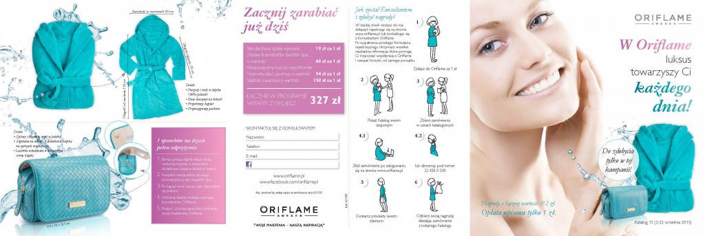 Katalog Oriflame Program Witamy 13_2013_1